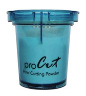 Aquacut Powder - Blue - Aluminium Oxide 29 Micron - Turned 3qtr Right - Trans Bkgd - RGB